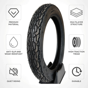 Pneu <span class=keywords><strong>de</strong></span> moto sur mesure 325-16 T32 8 plis, à crampons infusés <span class=keywords><strong>de</strong></span> <span class=keywords><strong>silice</strong></span>, idéal pour les voyages en montagne, steppe, safari et raid. - Product Image 2