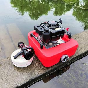 Pompe à eau incendie flottante portable 15 CV à moteur essence avec portée de 60 m pour la mer - Product Image 1