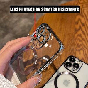 Custodia Magnetica Trasparente per Ricarica Wireless per <span class=keywords><strong>iPhone</strong></span> 17 <span class=keywords><strong>Pro</strong></span> <span class=keywords><strong>Max</strong></span>, 17 Air, 16 <span class=keywords><strong>Pro</strong></span> <span class=keywords><strong>Max</strong></span>, 16, 15 <span class=keywords><strong>Pro</strong></span> <span class=keywords><strong>Max</strong></span> - Product Image 2