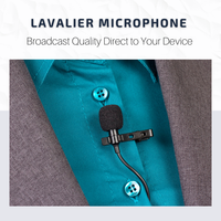 Für Panvotech Professional Mini Wired Revers Laval ier Kondensator mikrofon USB-Aufnahme Tragbares omni direktion ales Muster für PC