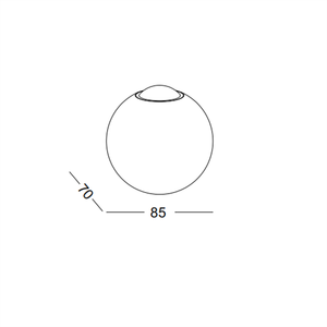 Hiện đại 3W khách sạn sang trọng cạnh giường ngủ trang trí nóng bán vườn bên ngoài chiếu sáng bên ngoài dẫn Tường Ngoài Trời ánh sáng - Product Image 6
