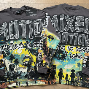 Vente flash, sweat-shirt de haute qualité 100% coton, imprimé lourd, streetwear, vêtements pour hommes, sweat-shirt à manches longues pour hommes, émotions mixtes - Product Image 1
