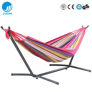 Outdoor Furniture Patio Free Standing Swing Garden Camping Hammock With Metal Frame Stand