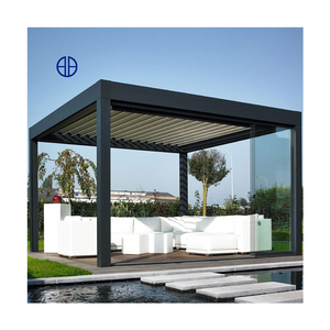 Pergola intelligente Bioclimatica Retractil Pergola en aluminium Pergola rétractable étanche persiennes de toit - Product Image 1