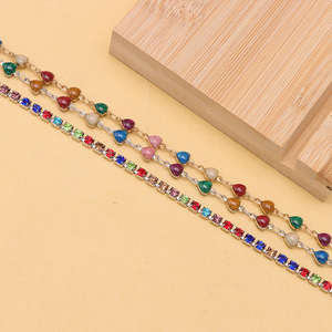 Cadena para el Cabello, Accesorios para Sombreros, Cadenas Decorativas con Cuentas Metálicas, Estilo Bohemio Informal Unisex, Diseño Étnico Retro - Product Image 3