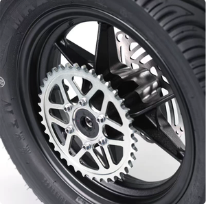Kit de roues Supermoto 10 pouces économique pour Sur-Ron Hyper Bee, moyeu CNC usiné, pneus KENDA, pièces Surron Hyper Bee - Product Image 6