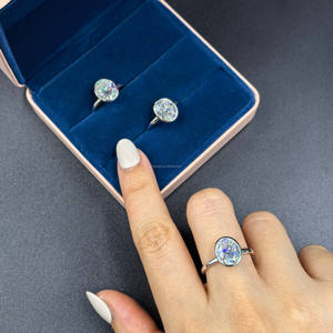 Кольца с овальным муассанитом 5 карат в минималистичной оправе, 1 карат, 2 карат, из стерлингового серебра S925 с позолотой, кольцо-печатка с муассанитом в минималистичной оправе - Product Image 5