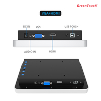 GreenTouch-Monitor de pantalla táctil capacitiva de 8 pulgadas, diseño de marco abierto, USB Plug-and-Play para aplicaciones educativas de señalización digital