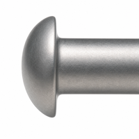 Rivets aveugles à tête ronde DIN 660 en acier inoxydable classe 51, zingués, fixation industrielle pour assemblage, directement de l'usine