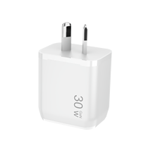 Chargeur mural double port PD Type-C 30W GaN, prise EU UK AU, charge super rapide, protection OTP pour téléphones mobiles et tablettes
