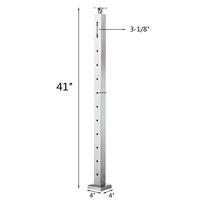 PC métal Premium faible entretien SSCable système de garde-corps balustrade noir brossé Ccable garde-corps matériel pour escalier pont