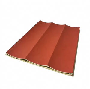 Panel de Pared de <span class=keywords><strong>PVC</strong></span> con Textura de Ondas, Diseño Moderno, Resistente al Agua, Sistema de Cierre por Clic, para Uso en Apartamentos, Revestimiento de <span class=keywords><strong>PVC</strong></span> sin Costuras, Panel de Pared SPW WPC - Product Image 1