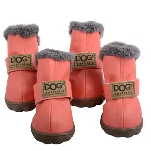 Skidproof Soft Snowman Anti-Slip Sole Paw Protectors Warm Winter Dog Boots