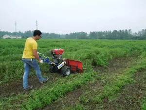 Tractor y cosechadora de mano, excelente cosechadora de China