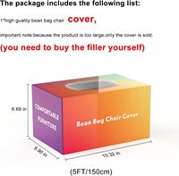 Échantillons gratuits canapé inclinable moderne extra large surdimensionné pliable gros sac haricot chaise avec fourrure lit pouf canapé siège remplissage