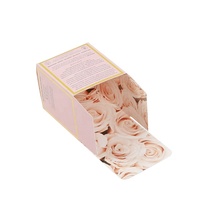 Boîte d'emballage de papier personnalisé, 10 pièces, design personnalisé pour soins de peau, boîte avec feuille dorée