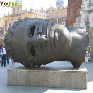 Металлическая абстрактная Бронзовая статуя для стен - Product Image 5