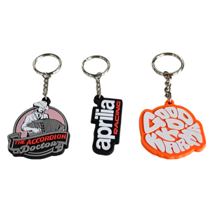 Porte-clés en caoutchouc personnalisés avec votre logo, modèle numérique gratuit pour votre référence en 12 heures, porte-clés en PVC souple 2D/3D personnalisé - Product Image 2