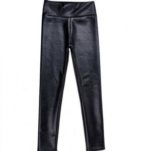 KS3543 2021 nouveau pantalon <span class=keywords><strong>legging</strong></span> en PU pour enfants automne et hiver pantalon en faux <span class=keywords><strong>cuir</strong></span> pour filles - Product Image 3