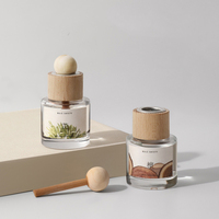 Diffuseur de bouteille de désodorisant de voiture d'arôme de parfum d'huile essentielle de luxe avec logo personnalisé vide