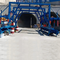 Chariot de chantier détachable Gaofei de fabrication chinoise, garantie 1 an, pour la construction de caniveaux et de gouttières en béton