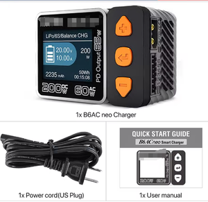 New <b>Smart</b> DC 200W AC 60W <b>Battery</b> Balance <b>Charger</b> B6AC Neo SK-100200 Upgraded for B6ac V2 Made in China - Product Image 6