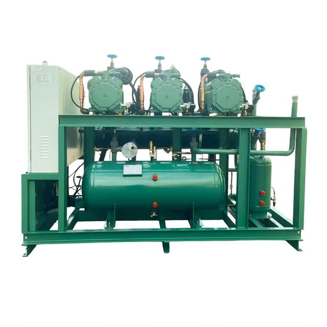 Cold Room Refrigeration Compressor Unit Rack Air Cooling Condensing Unit Parallel Compressor Unit