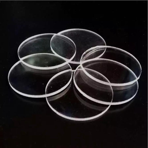 Disques à gâteau ronds en acrylique transparents personnalisés de 4, 6, 10, 12 pouces, supports de base pour gâteaux d'anniversaire, outils de cuisine DIY - Product Image 6