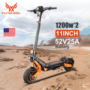 Dual Motor Off Road Electric Scooter 11 Inch Foldable High Load Durable Outdoor Adventure Scooter - Product Image 1
