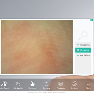 Phân Tích mụn trứng cá và sợi collagen phát hiện đa ngôn ngữ OEM logo da và phân tích cơ thể Máy - Product Image 5