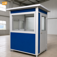 Cabine de sécurité modulaire préfabriquée durable en EPS, abri extérieur, poste de garde portable à vendre