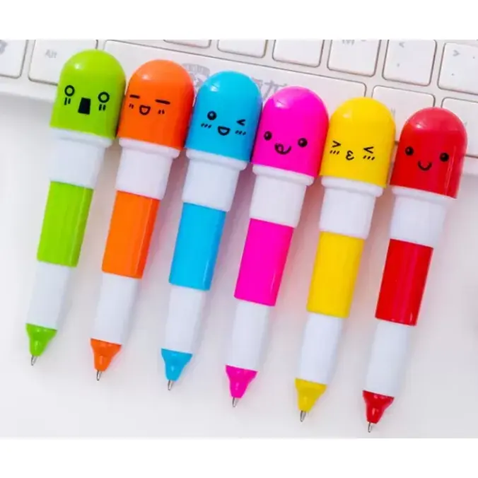 Green, Orange, Fuchsia, Light Blue, Yellow, Red