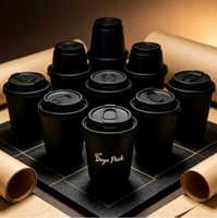 Gobelet en papier à double paroi pour boissons chaudes, thé, café, avec couvercle, logo personnalisé, luxe, écologique, recyclable, imperméable, biodégradable, jetable