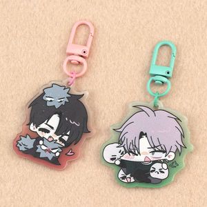 Lote de 2 Llaveros Acrílicos 3D de Doble Cara de Alien Stage Anime Ivan Till Ivti, para Coche, Mochila, Bolso, Regalo de Cumpleaños para Estudiantes - Product Image 1