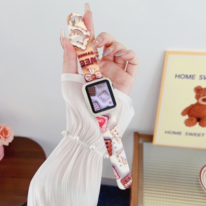 Moda 3D tridimensional Impresión de dibujos animados tendencia deportes correa de silicona para <span class=keywords><strong>Apple</strong></span> Iwatch SE Series 11 10 9 8 <span class=keywords><strong>7</strong></span> 6 5 - Product Image 6