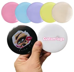 Yuvarlak küçük kozmetik cep aynaları toptan küçük makyaj aynası promosyon hediye özel logo mini ayna