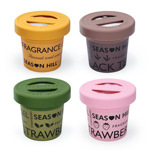 Pas de feu aromathérapie parfum de voiture parfum de maison Purification <span class=keywords><strong>d</strong></span>ésodorisant sous forme de gel parfum de crème glacée solide en papier - Product Image 2