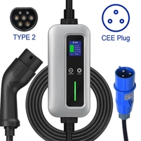Station de charge portable ev Type2 IEC 16A 32A GBT AC fabricants de chargeurs mobiles ev Type 1 32A 40A