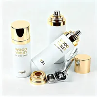 Flacon de parfum vide 90ml 100ml avec pompe pulvérisatrice fine, en aluminium métallique rond, impression offset, pour cosmétiques, voyages et soins personnels