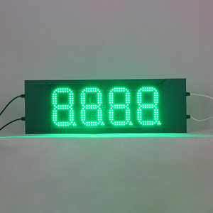 Logotipo pequeño al aire libre <span class=keywords><strong>gasolinera</strong></span> pantalla logotipo personalizado 7 "8888 estacionamiento Led combustible signo - Product Image 5