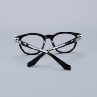 Montura Óptica Ovalada de Lujo para Uso Diario, Unisex, Ligera, Duradera, Diseño Cómodo, Lista para Lentes Graduadas, para Todo Tipo de Rostro, Estilo Casual