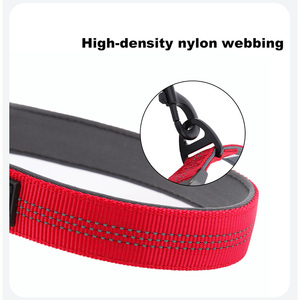 Ultra-elegante sólida Neoprene acolchoado Nylon Dog <span class=keywords><strong>Collar</strong></span> Fácil-Going ajustável luxo Pet <span class=keywords><strong>Collar</strong></span> estilo clássico fita para cães grandes - Product Image 4