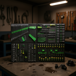 Juego de Herramientas de Reparación de Automóviles Fg 100 As362, Kit de Mecánico Profesional Completo con Llaves de Tubo, Destornilladores y Alicates - Product Image 2