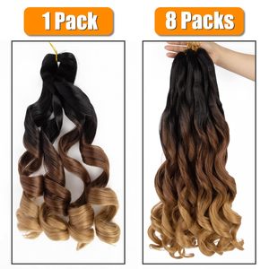 <strong>French</strong> Curly Braiding Hair Extensions Pre-Stretched <strong>French</strong> Curls Loose Wavy Crochet <strong>Braids</strong> Beautiful Wavy Style - Product Image 5