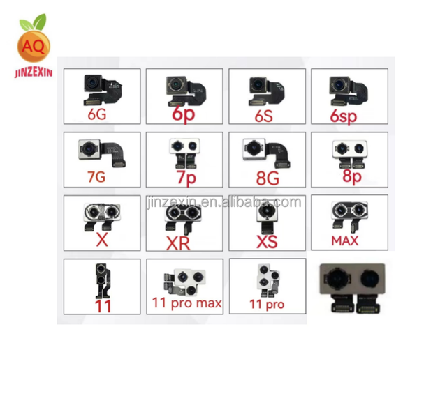 Mobile Phone Accessories for iPhone 6 6s 6plus 6s Plus 7 7P 8P Back Camera Rear Main Lens Flex Cable Camera