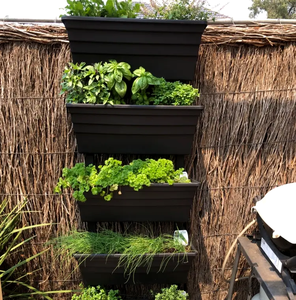 Factory Direct Square Black Long <strong>Trough</strong> Wall Hanging <strong>Planters</strong> <strong>Plastic</strong> Garden Flower Fence <strong>Planter</strong> for Sale - Product Image 6
