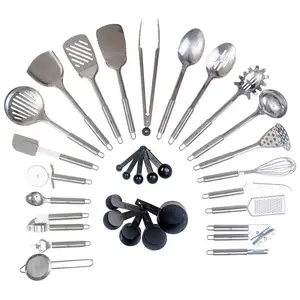 Stainless steel kitchen tools stainless steel kitchenware set can be freely combined set