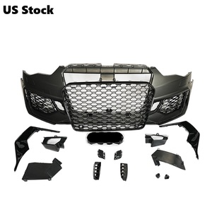 Kit carrosserie pare-chocs avant style <span class=keywords><strong>RS5</strong></span> <span class=keywords><strong>B9</strong></span> avec calandre nid d'abeille pour Audi A5 S5 B8.5 2012 2013 2014 2015 2016 (stock US) - Product Image 2