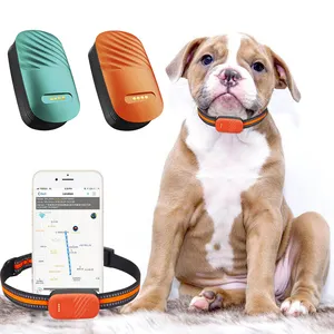 Factory OEM Latest Waterproof 4G Pet GPS Tracker With Free Collar And Mobile APP For Dog Cat Animal Real Time Tracking