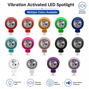 En gros, Breloques lumineuses LED pour chaussures à activation par vibration, multicolores, étanches, et lumières pour sabots couleur personnalisée - Product Image 2